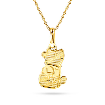 Disney Classics 14K Gold Winnie the Pooh Necklace