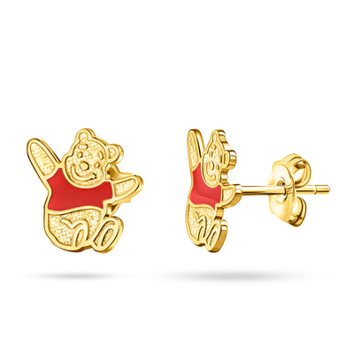 Disney Classics 14K Gold Winnie Earrings