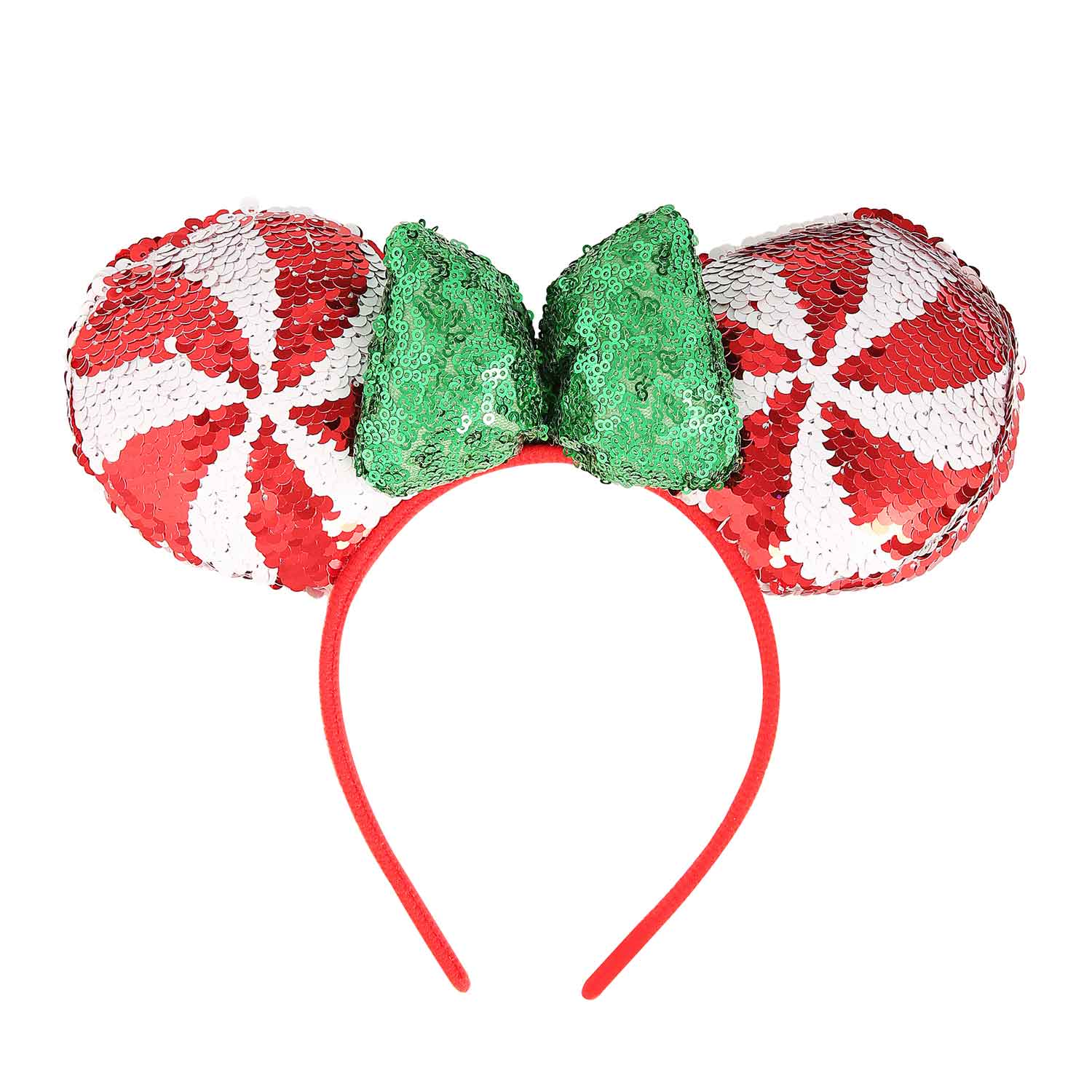 Disney Minnie Mouse Peppermint Swirl Ears Headband