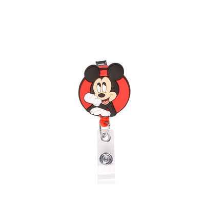 Disney Mickey Mouse Badge Reel Retractable ID Card Badge Holder