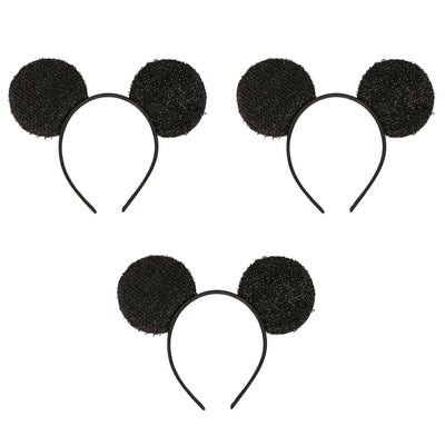 Disney 3 Piece Mickey Mouse Ears Headband Set