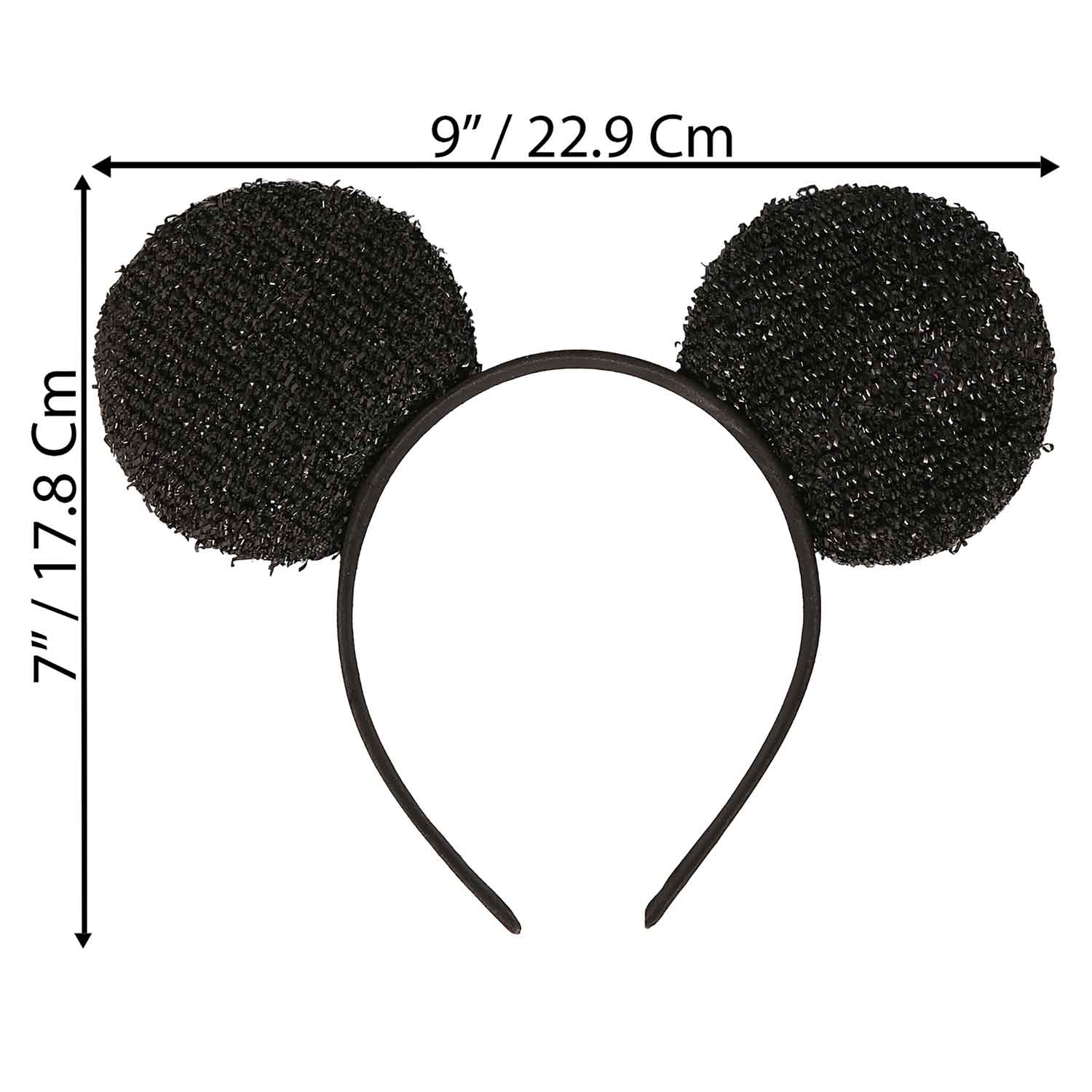 Disney 3 Piece Mickey Mouse Ears Headband Set