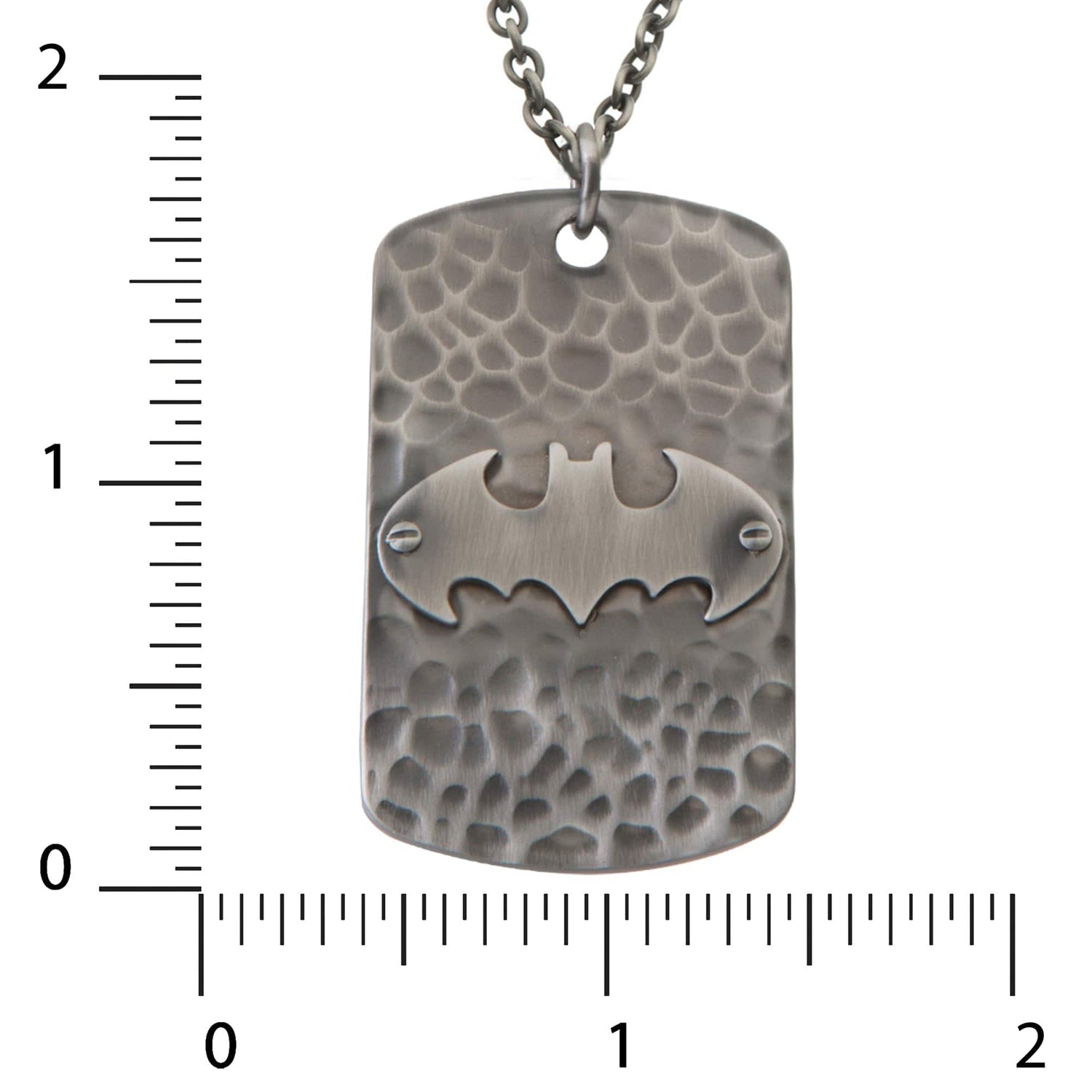 DC Comics Batman Stainless Steel Dog Tag Pendant Necklace - Sallyrose