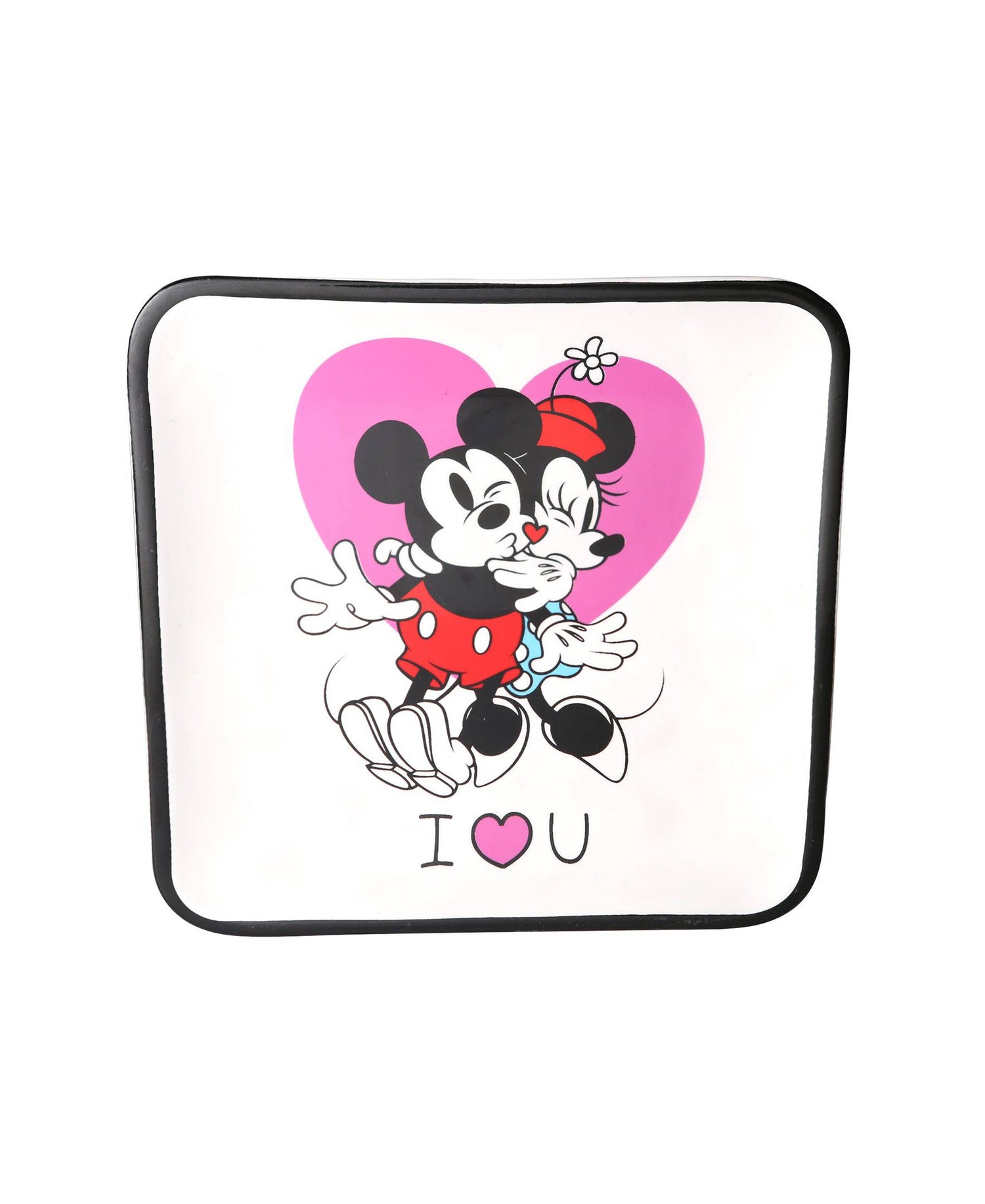 Disney Mickey and Minnie Mouse Ceramic Trinket Tray Jewelry Dish Ring Holder - Sallyrose