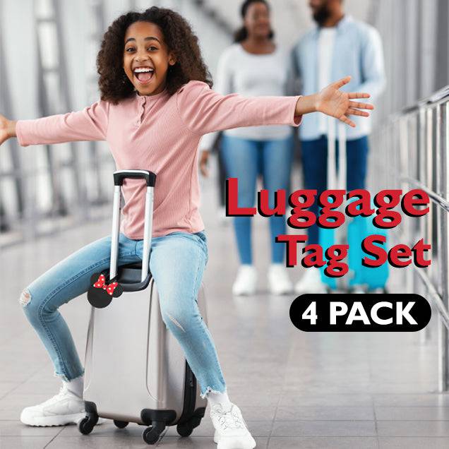 Disney Mickey and Minnie Mouse PVC Luggage Tags - Sallyrose