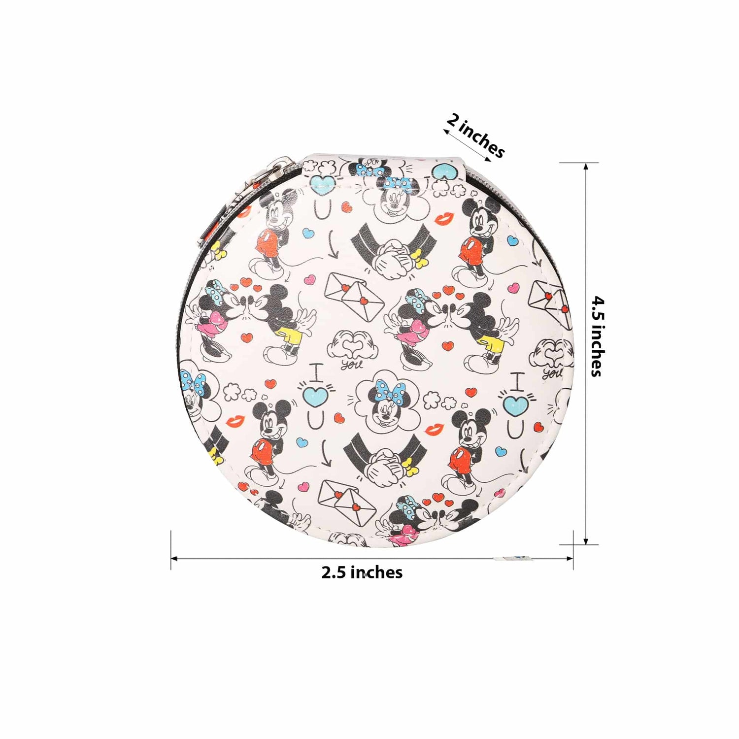 Disney Mickey & Minnie Zip-Close Jewelry Box - Sallyrose