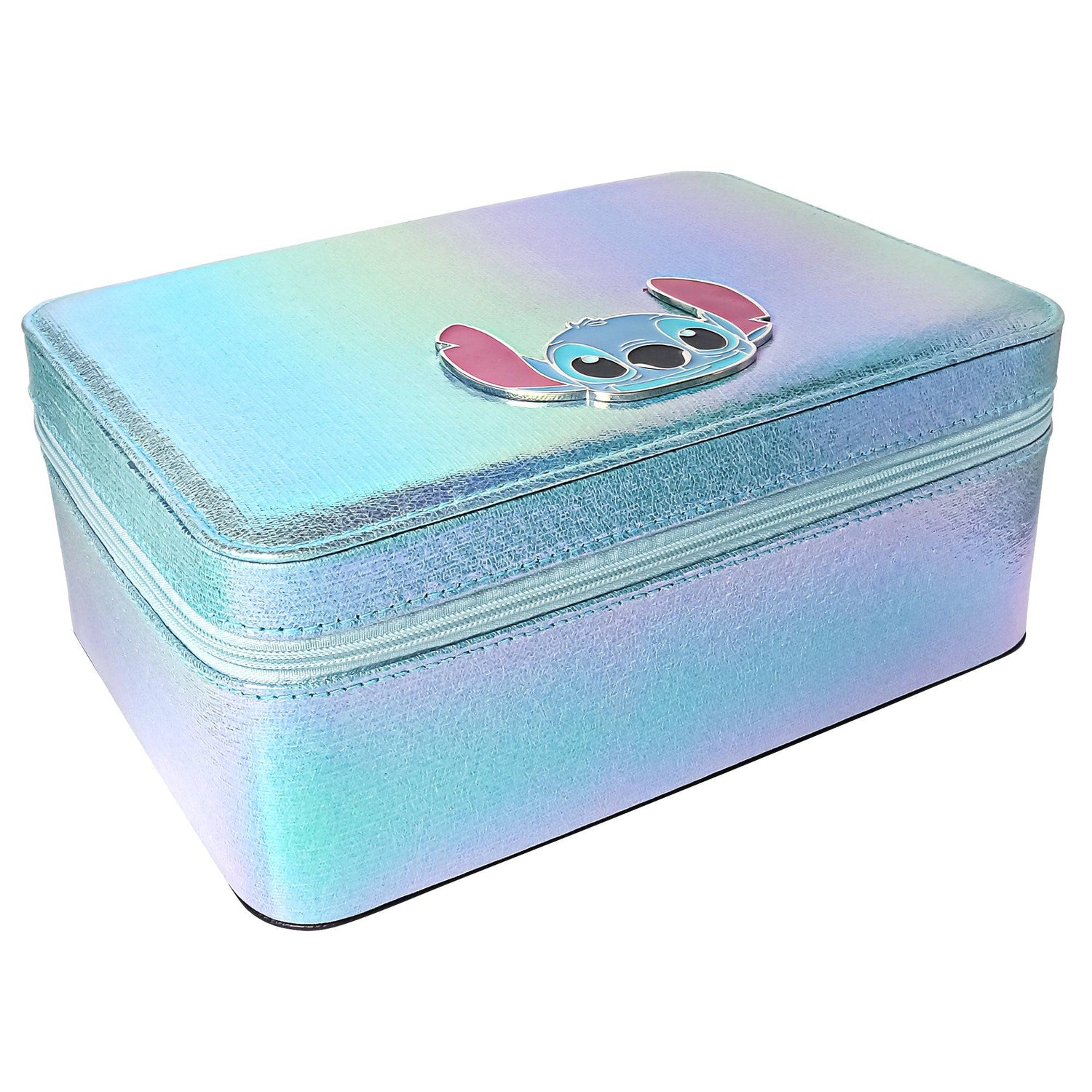 Disney Lilo and Stitch Metallic Zip Around Travel Jewelry Box Jewelry  Organizer, Officially Licensed : : Ropa, Zapatos y Accesorios