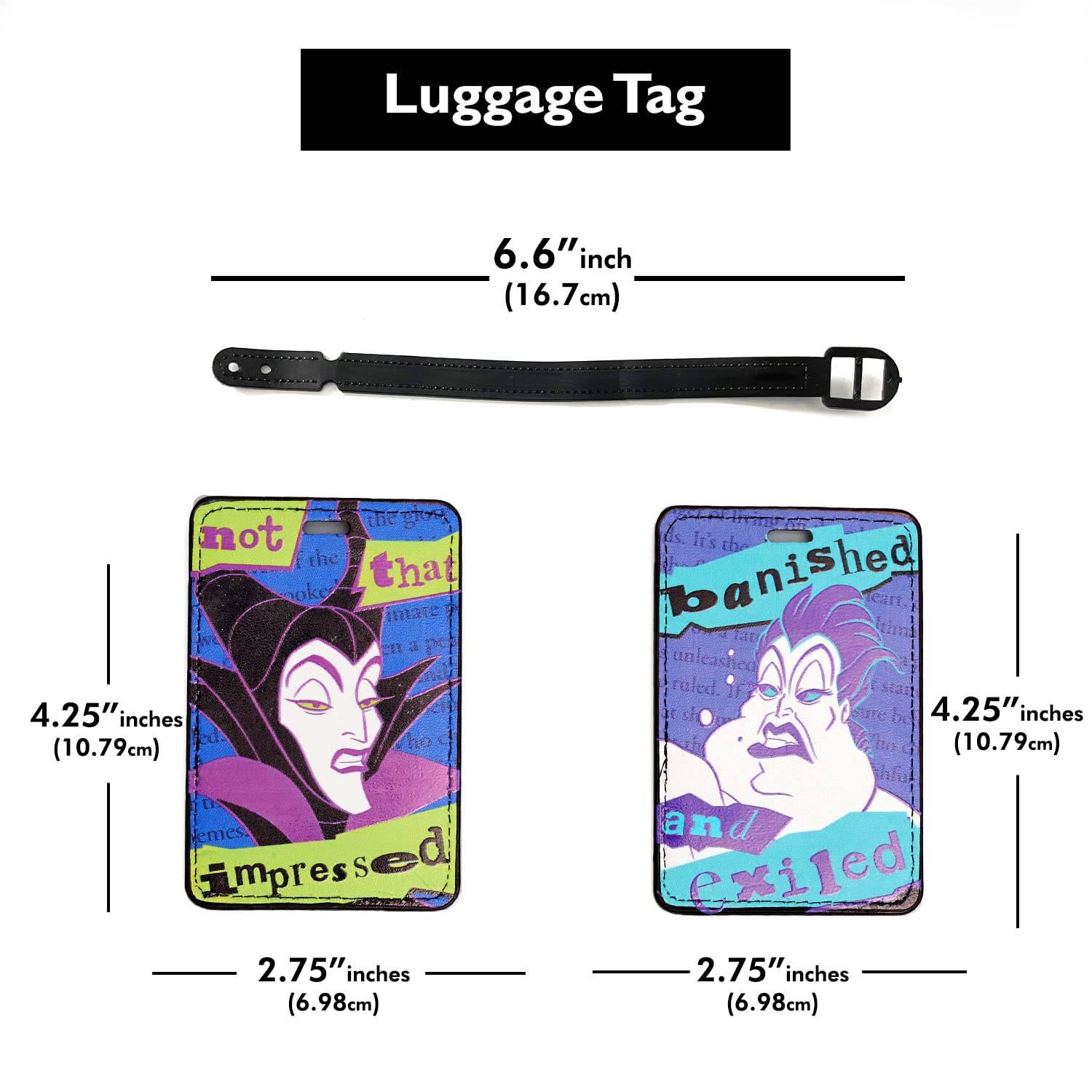 Disney villains luggage store