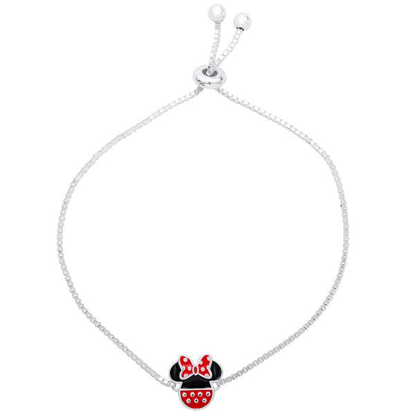 Disney Minnie Mouse Sterling Silver Polka Dot Bracelet - Sallyrose