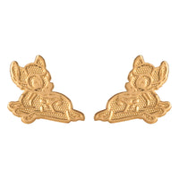 14K Yellow Gold Disney Classics Bambi Earrings - Sallyrose