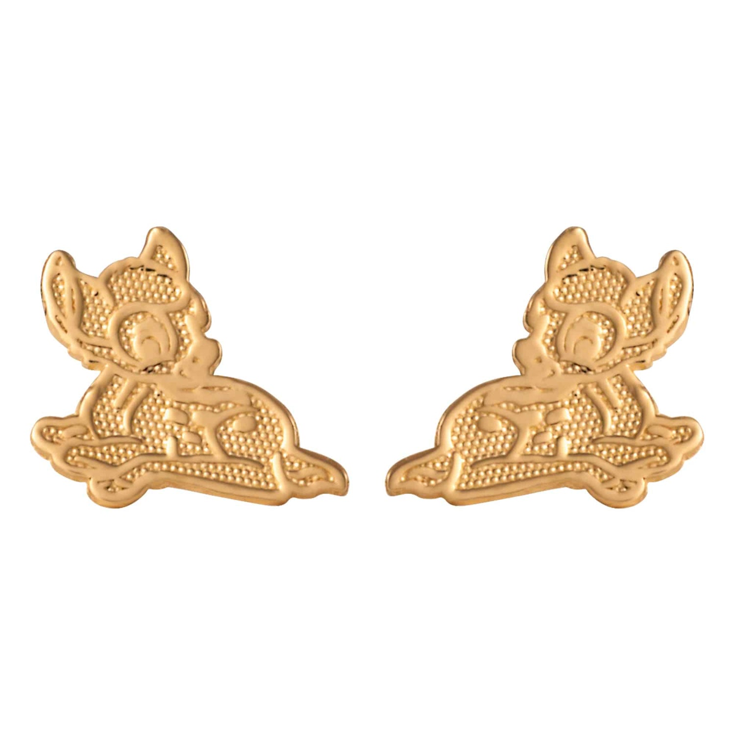 14K Yellow Gold Disney Classics Bambi Earrings - Sallyrose