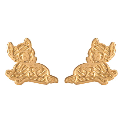 14K Yellow Gold Disney Classics Bambi Earrings - Sallyrose