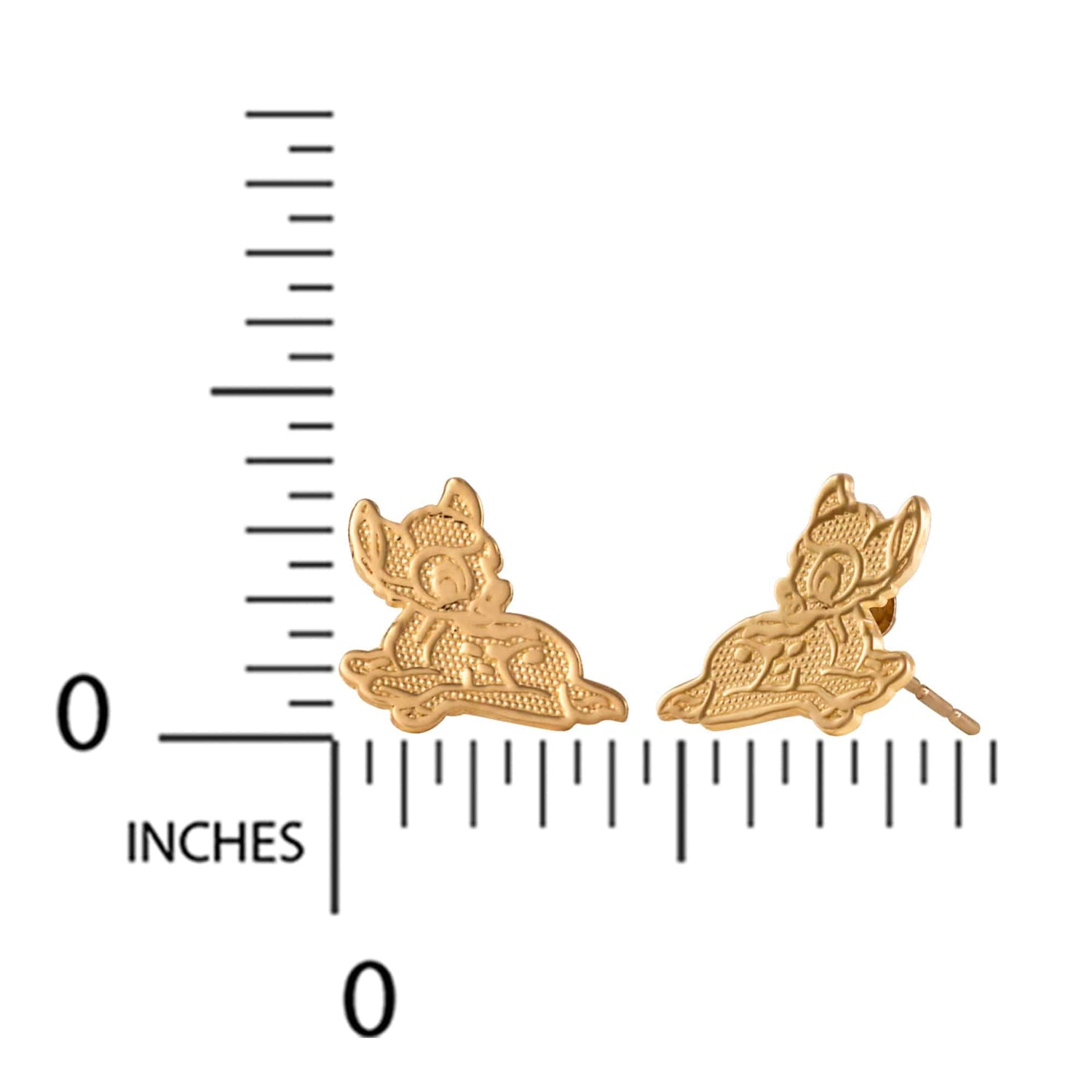 14K Yellow Gold Disney Classics Bambi Earrings - Sallyrose