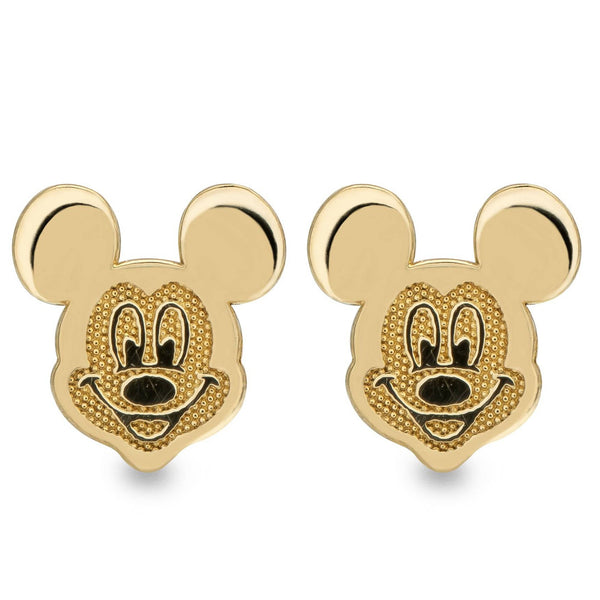 Mickey Mouse Disney 18K Gold Sterling Silver Threader Hoop Earrings - –  Enjoy an extra 25% off – BaubleBar