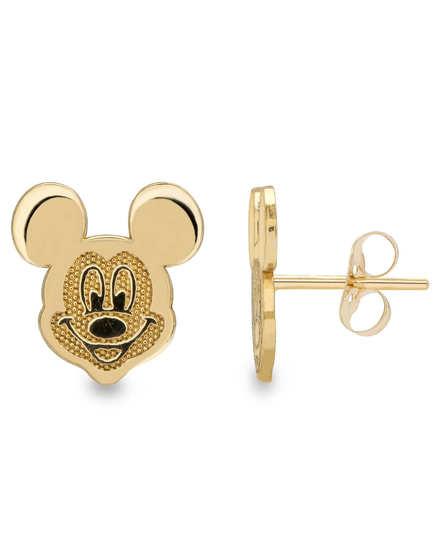 Disney Mickey Mouse Women's Tri-color Plated Mickey Stud Earring Set, 3  Pairs - Walmart.com