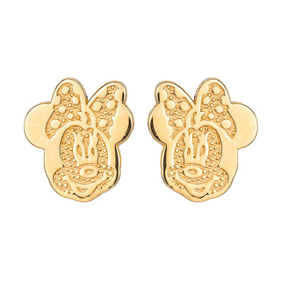 Disney Classic Minnie Mouse 14K Gold Earrings - Sallyrose