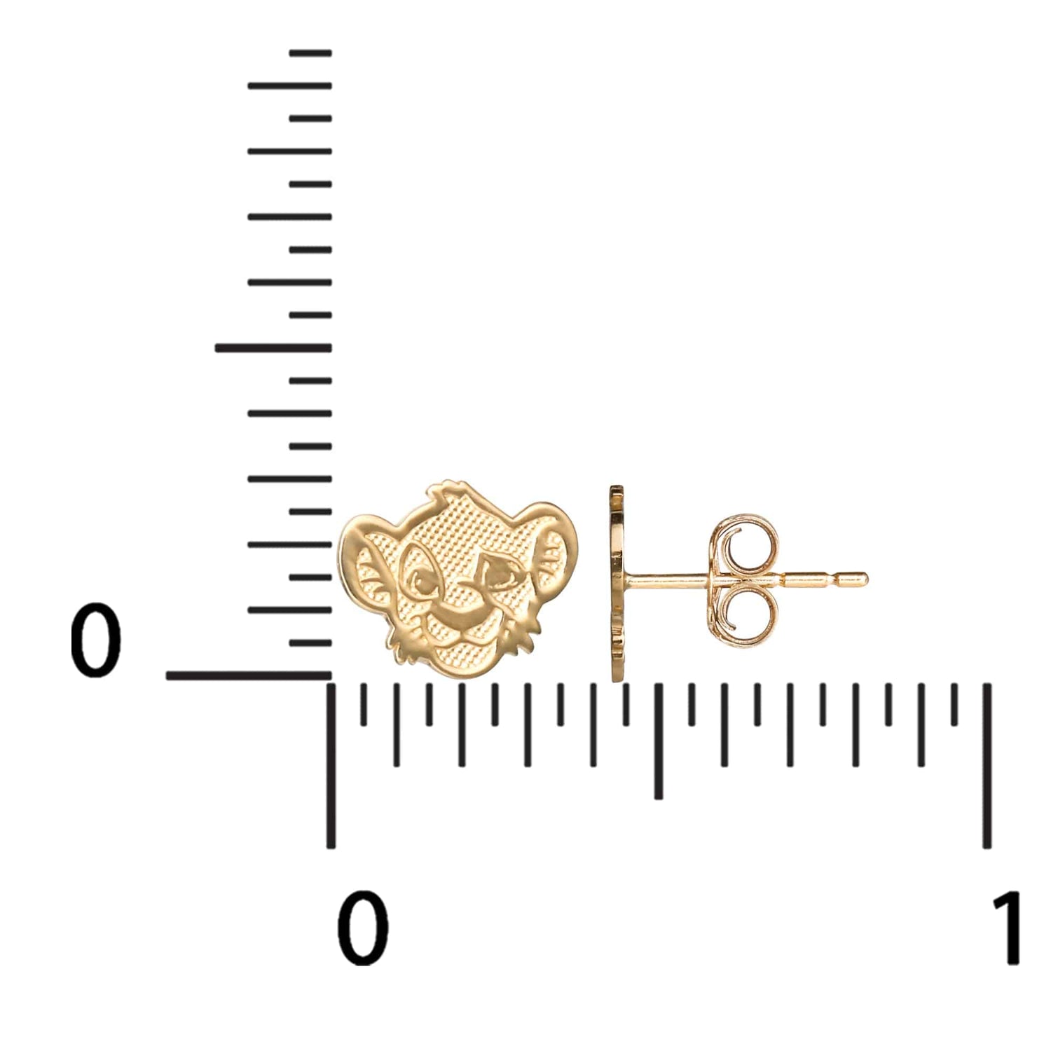 Disney Classics 14K Gold Lion King Earrings - Sallyrose