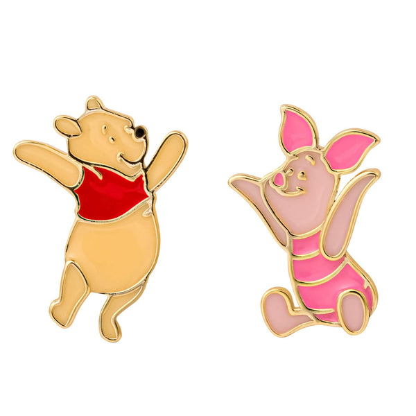 NEW WINNIE THE POOH Rhinestone Hair Bow Girls Ribbon Clip Disney Tigger  Piglet