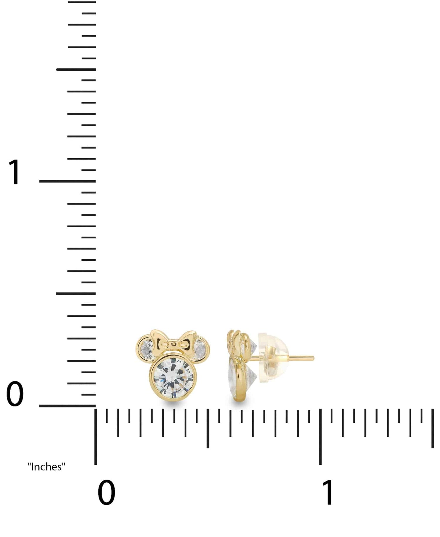 Disney Minnie Mouse 14K Gold Earrings - Sallyrose
