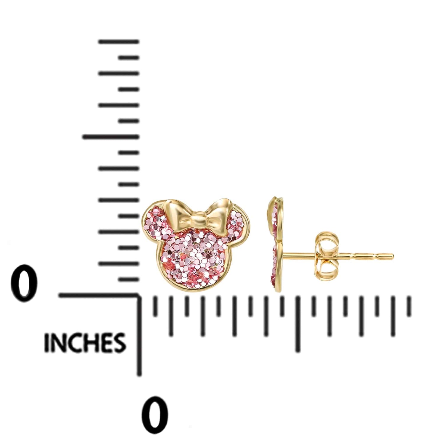 Disney Minnie Mouse 14K Gold Statement Earrings - Sallyrose