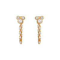 Disney Minnie Mouse Sterling Silver Chain Stud Earrings - Sallyrose