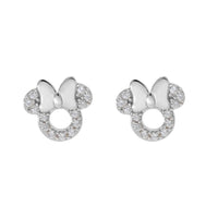 Disney Minnie Mouse Sterling Silver Sparkle Earrings - Sallyrose