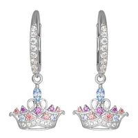 Disney Princess Sterling Silver Huggie Hoop Earrings - Sallyrose