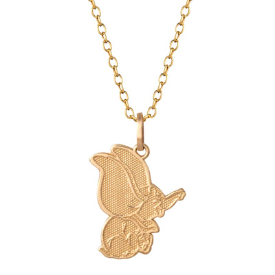 10K Yellow Gold Disney Classic Dumbo Necklace - Sallyrose