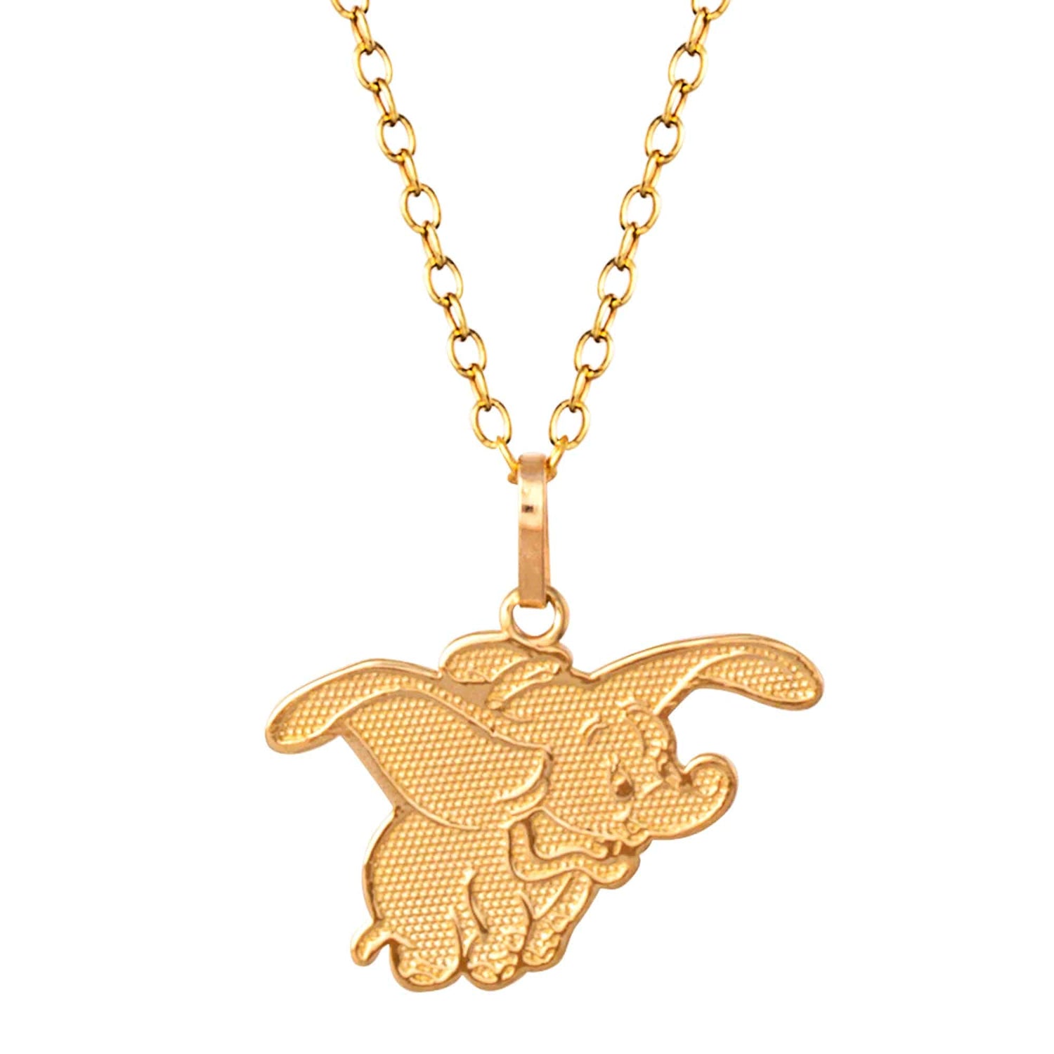 Disney Classic 10K Gold Flying Dumbo Necklace - Sallyrose