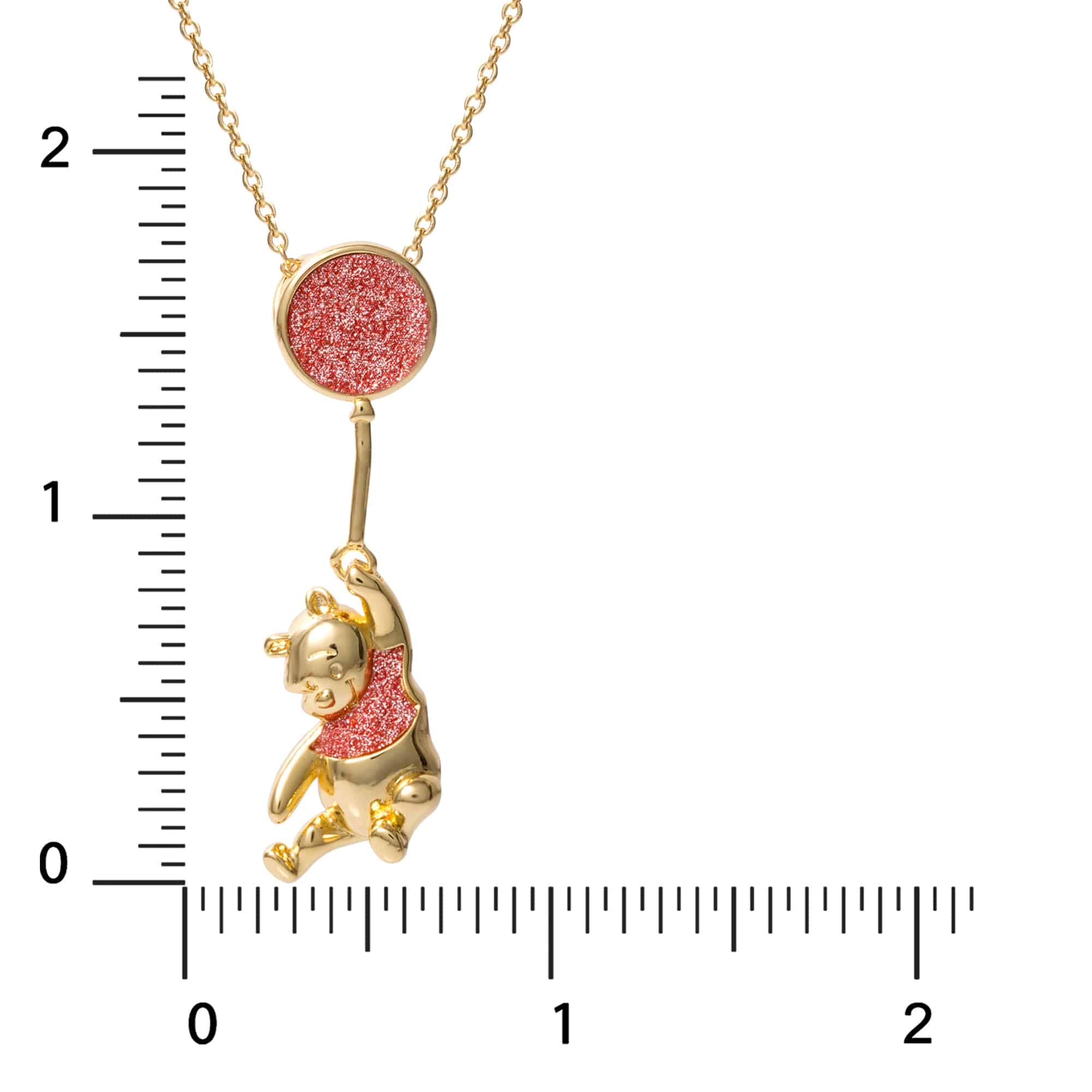 Disney Classics Winnie the Pooh Yellow Gold Plated Necklace - Sallyrose
