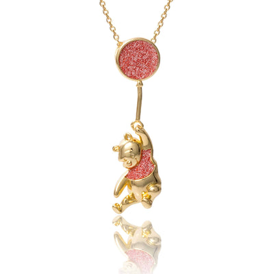 Disney Classics Winnie the Pooh Yellow Gold Plated Necklace - Sallyrose