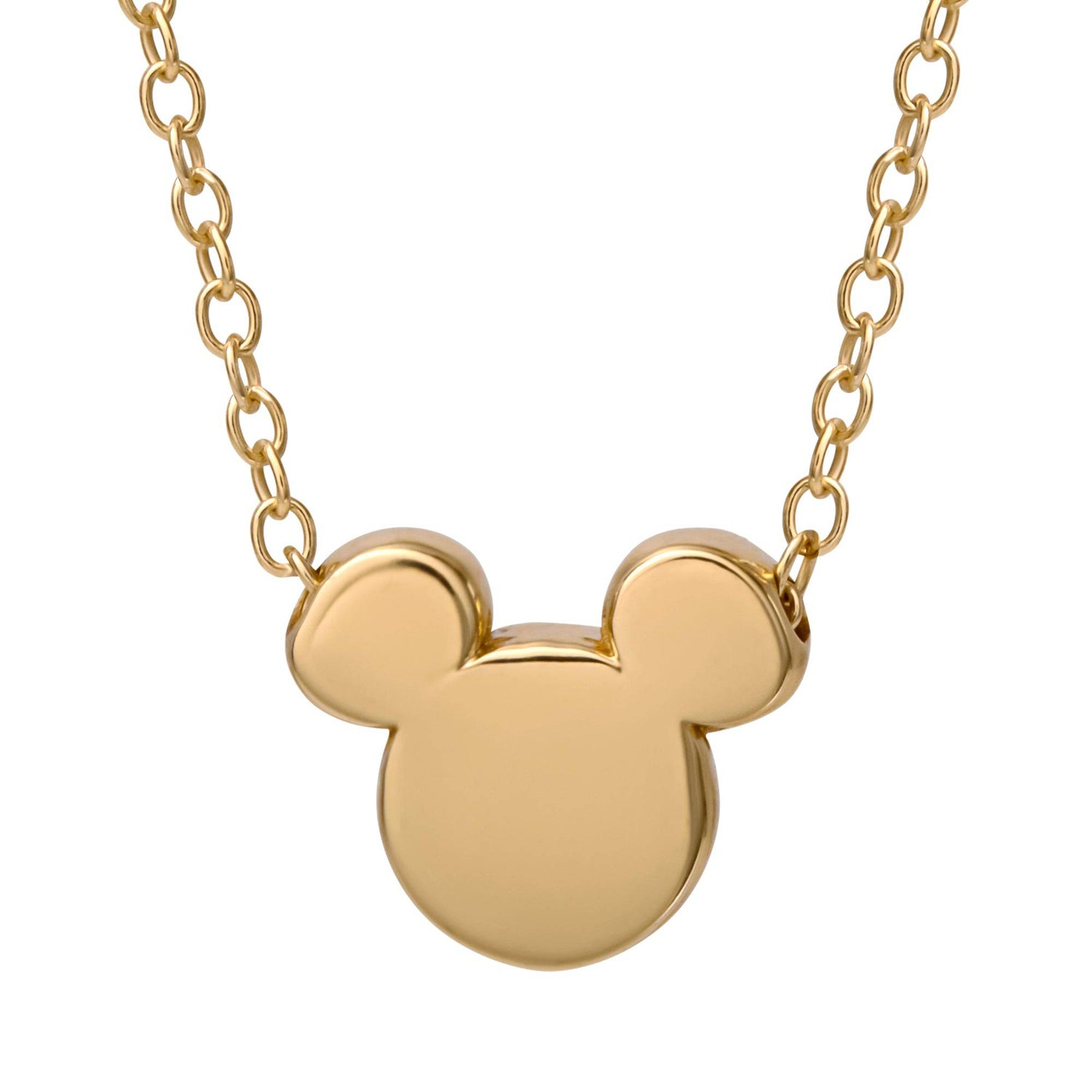Disney Mickey Mouse Yellow Gold Necklace - Sallyrose