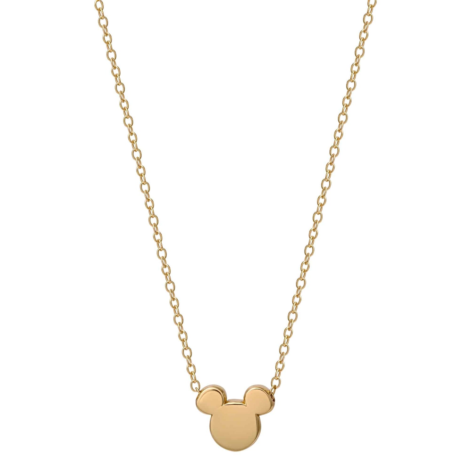 Disney Mickey Mouse Yellow Gold Necklace - Sallyrose