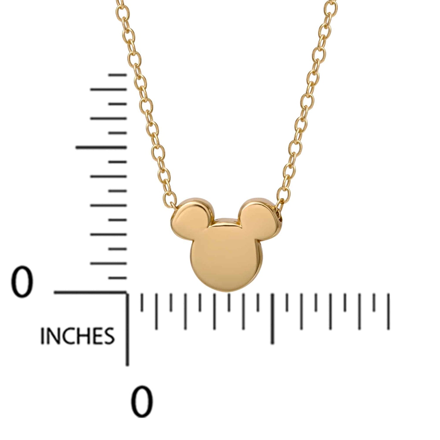 Disney Mickey Mouse Yellow Gold Necklace - Sallyrose