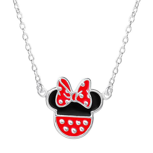 Disney Minnie Mouse Sterling Silver Polka Dot Necklace - Sallyrose