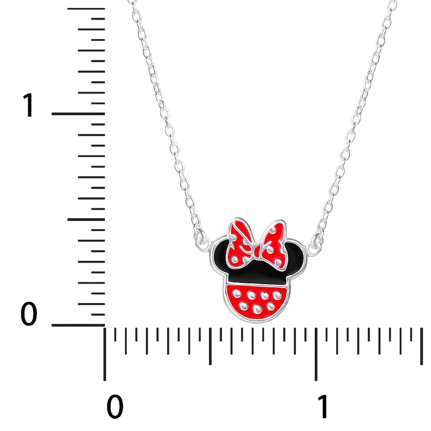 Disney Minnie Mouse Sterling Silver Polka Dot Necklace - Sallyrose
