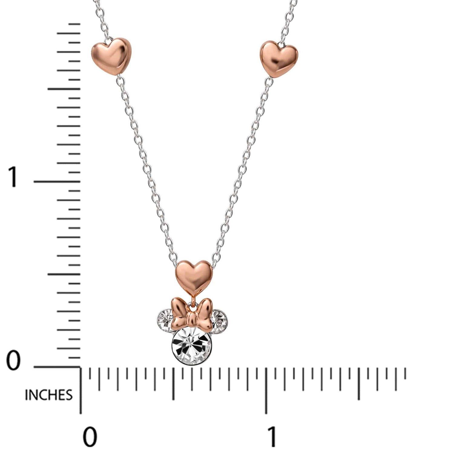 Disney Minnie Mouse Sterling Silver So Romantic Necklace - Sallyrose