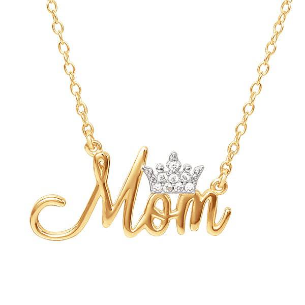 Disney Princess Gold-Plated Sterling Silver Mom Necklace - Sallyrose