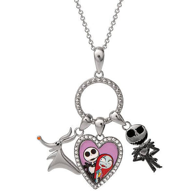 The Nightmare Before Christmas Sterling Silver Trinket Necklace - Sallyrose