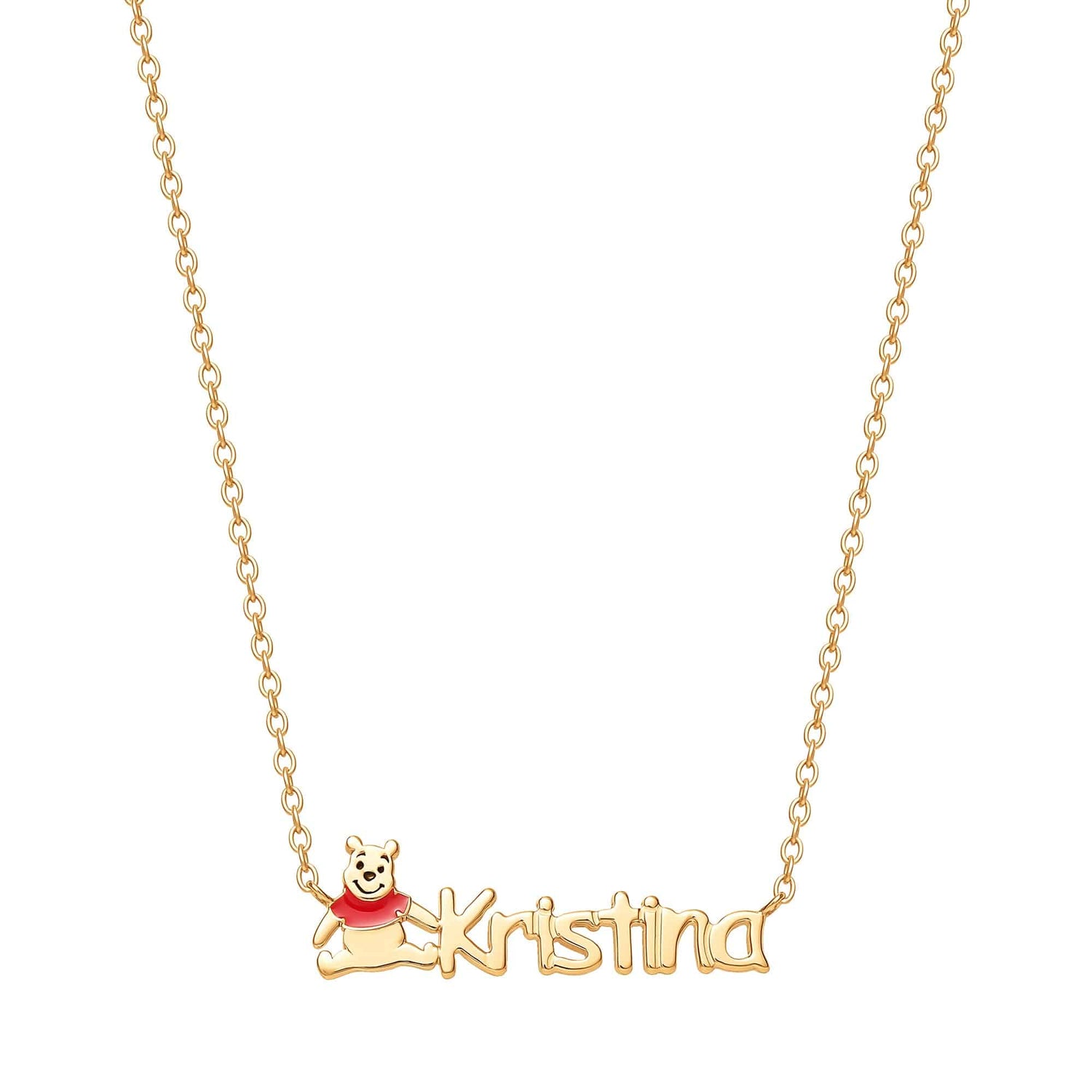 Winnie the Pooh Personalized Necklace - Sallyrose
