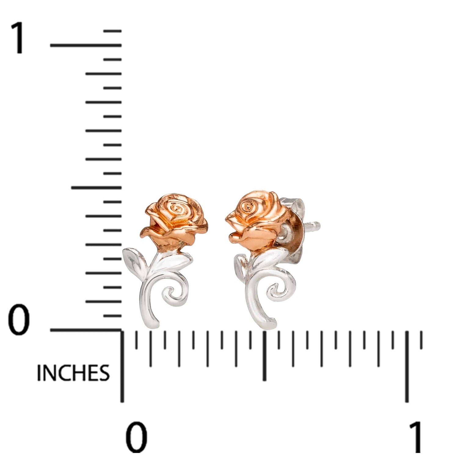 Disney Beauty and the Beast Sterling Silver Earring and Necklace Set - Sallyrose