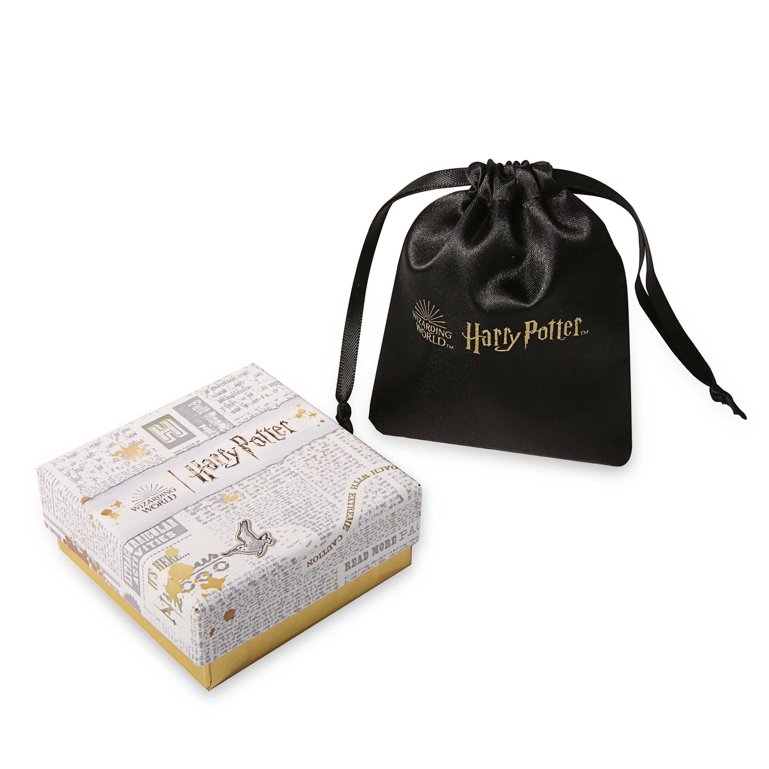 Harry Potter Deathly Hallows Gold Personalized Necklace - Sallyrose