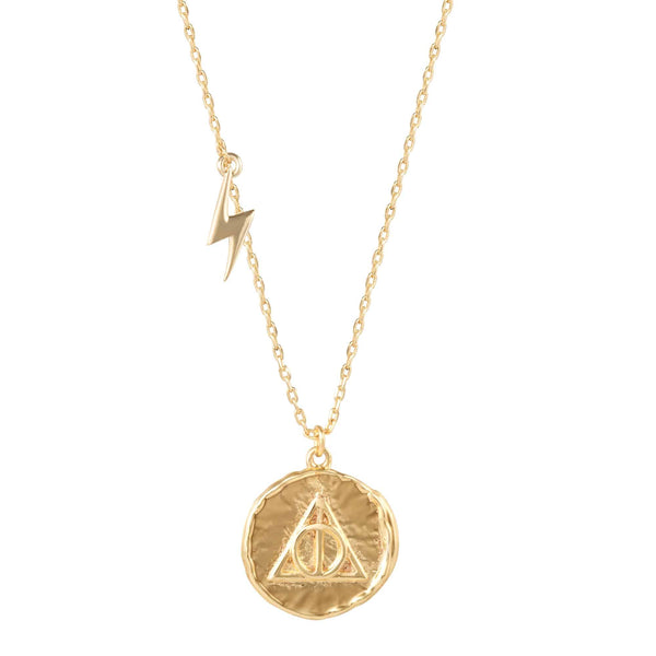ALEX AND ANI Harry Potter Deathly Hallows Necklace (sterling Silver)  Necklace in Metallic | Lyst