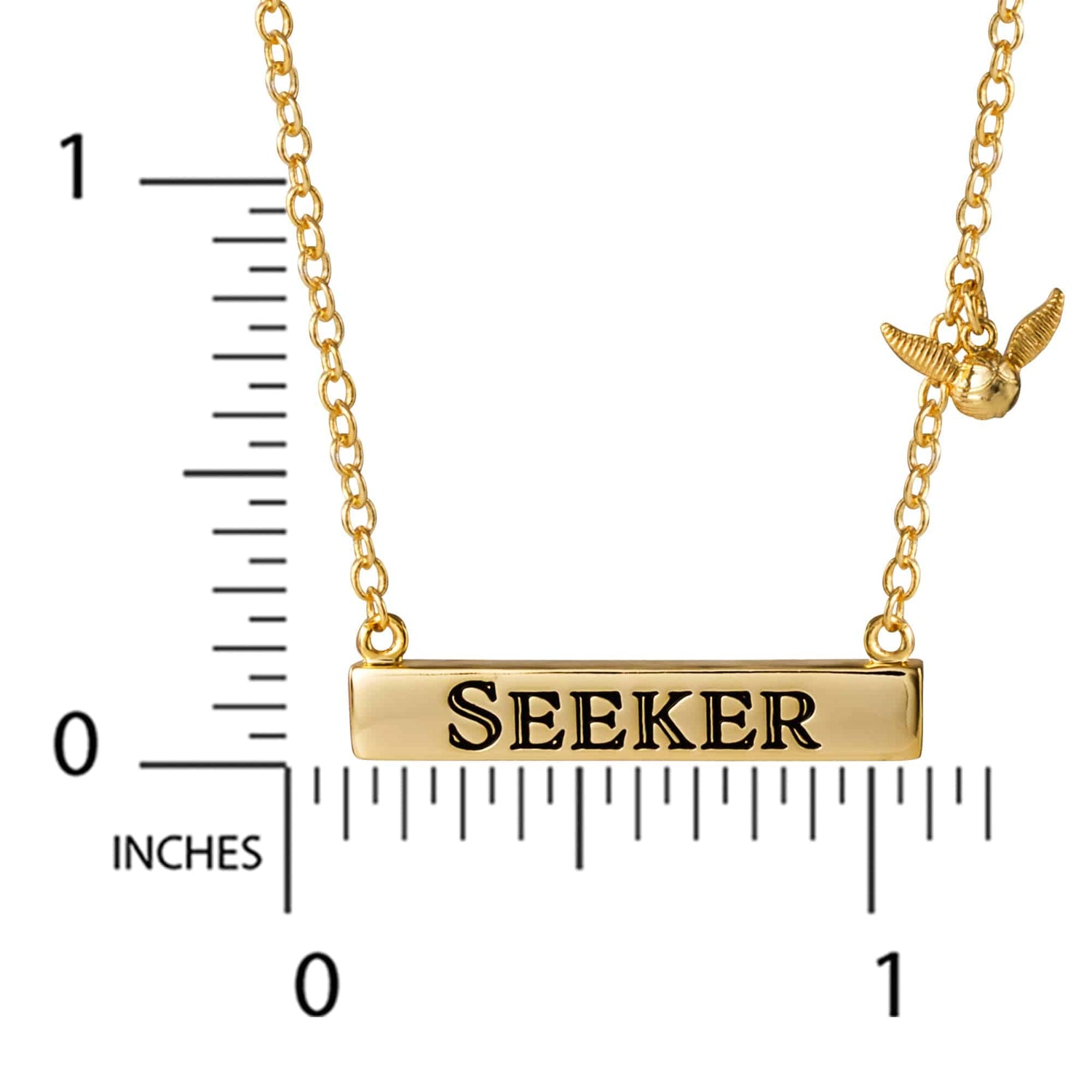 Harry Potter Gold Plated Seeker Bar Necklace - Sallyrose