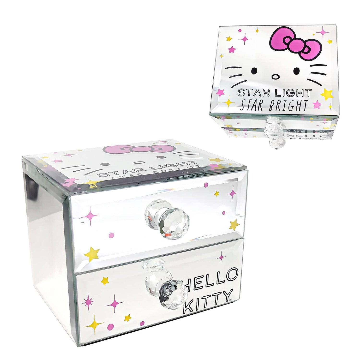 Hello Kitty Mirror Glass Jewelry Box - Sallyrose