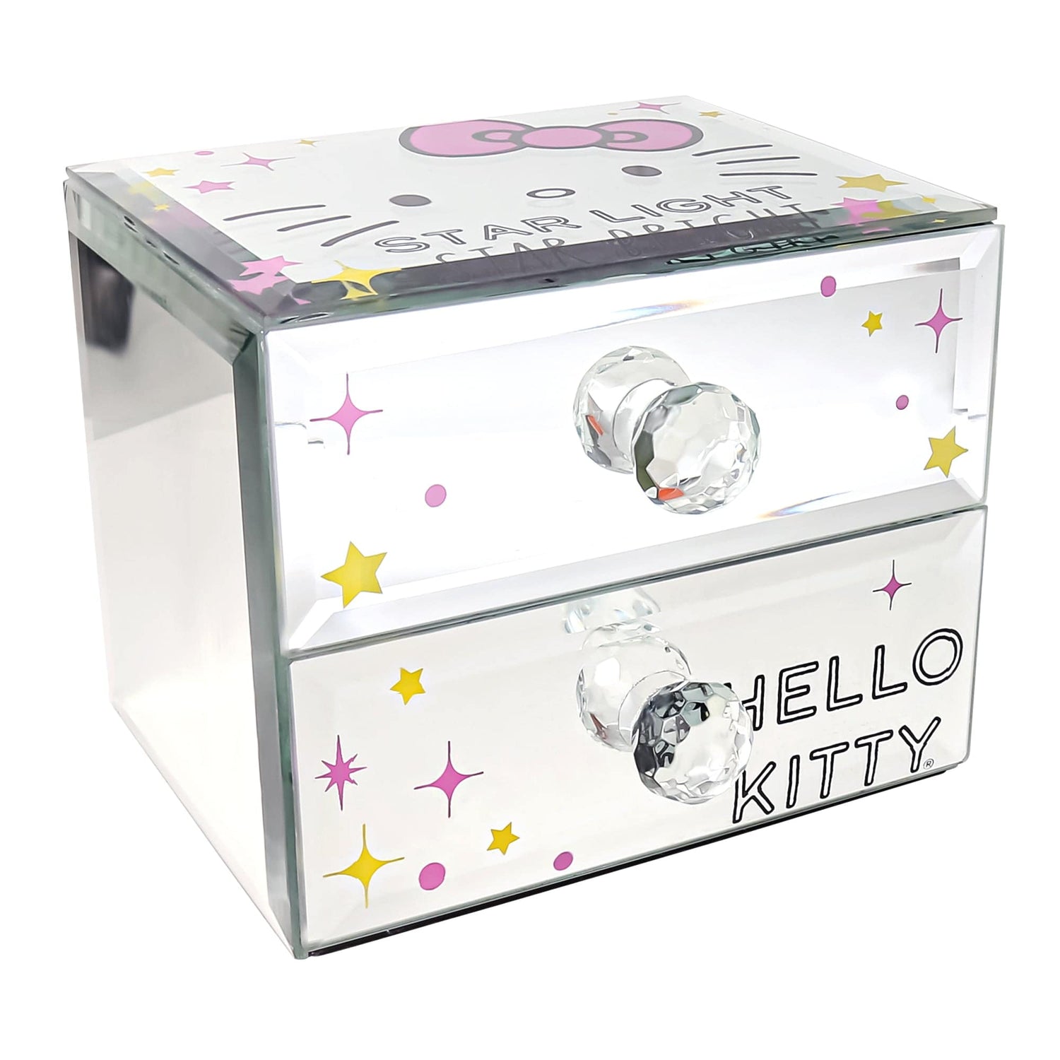 Hello Kitty Mirror Glass Jewelry Box - Sallyrose