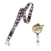 Disney Star Wars The Mandalorian The Child Lanyard for Retractable Badge Reel Set - Sallyrose