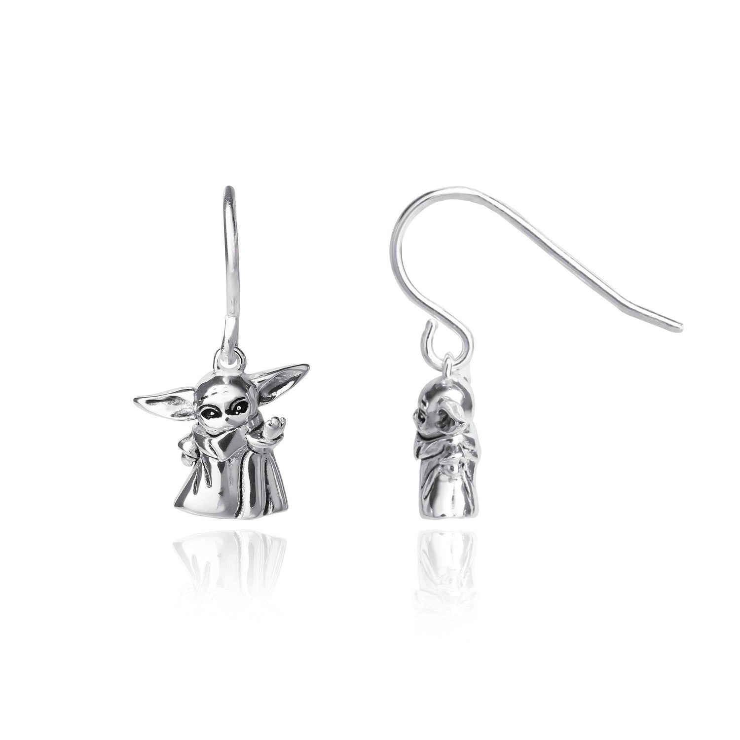 The Mandalorian Grogu Sterling Silver Drop Earrings - Sallyrose