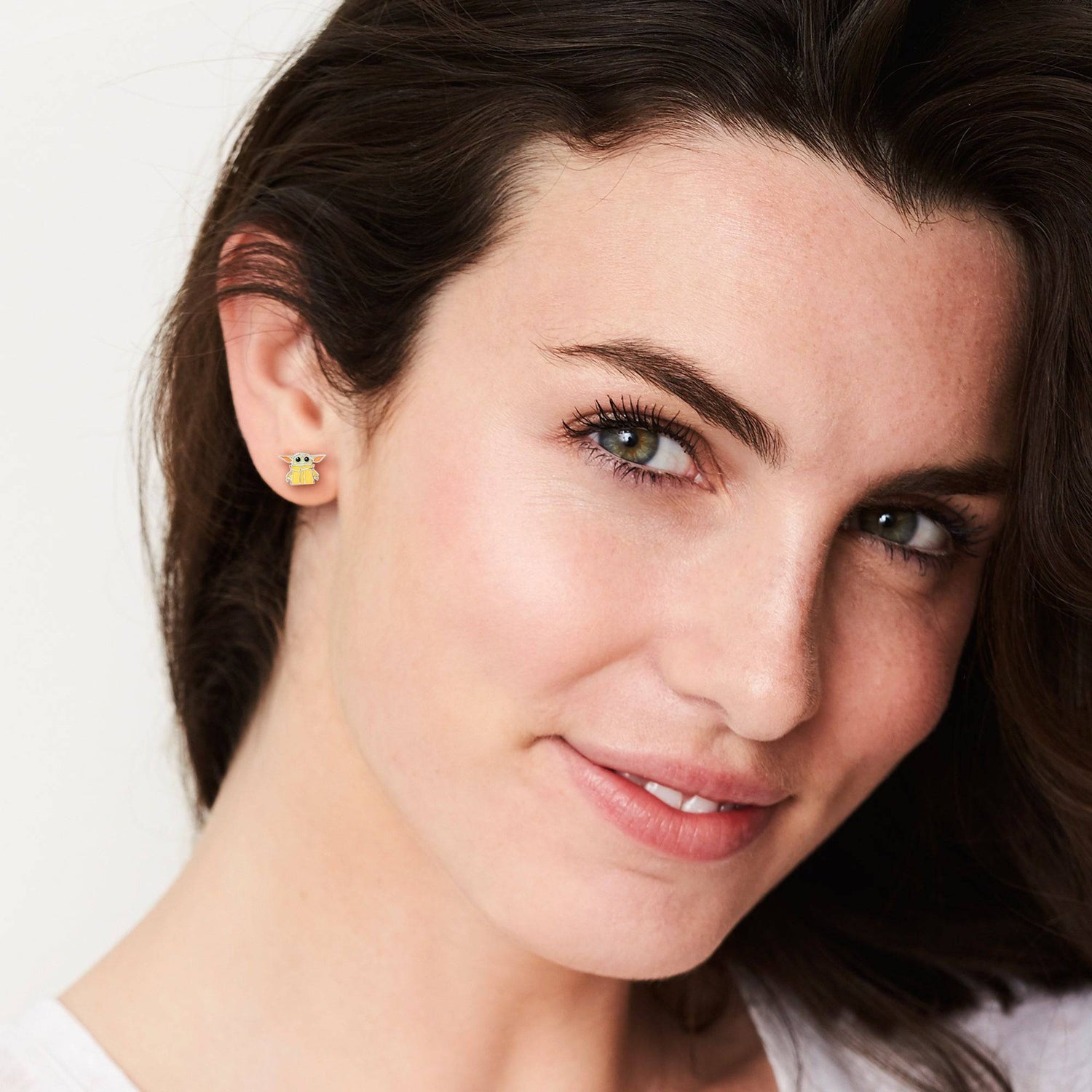 The Mandalorian Sterling Silver Grogu Stud Earrings - Sallyrose