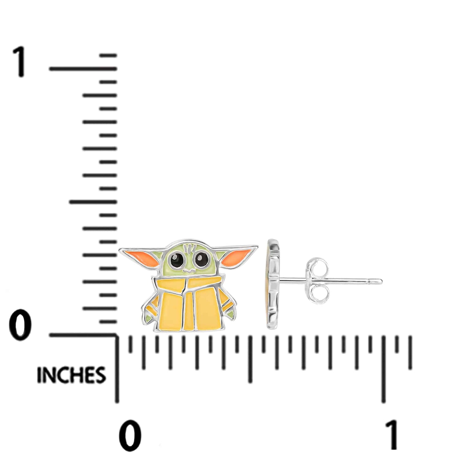 The Mandalorian Sterling Silver Grogu Stud Earrings - Sallyrose